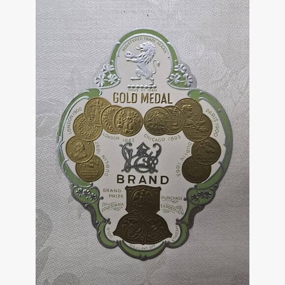 Vintage Liddell Linen No.10 Ireland Damask Tablecloth 62x82 & 8 Napkins NEW - Picture 4 of 16